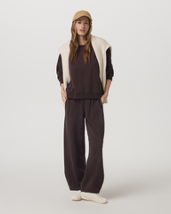 Sedona Seams Crew Women's French Roast Sweatshirt | Vuori US