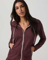 Women's Halo Performance Hoodie 2.0 Fig Heather | Vuori On sale