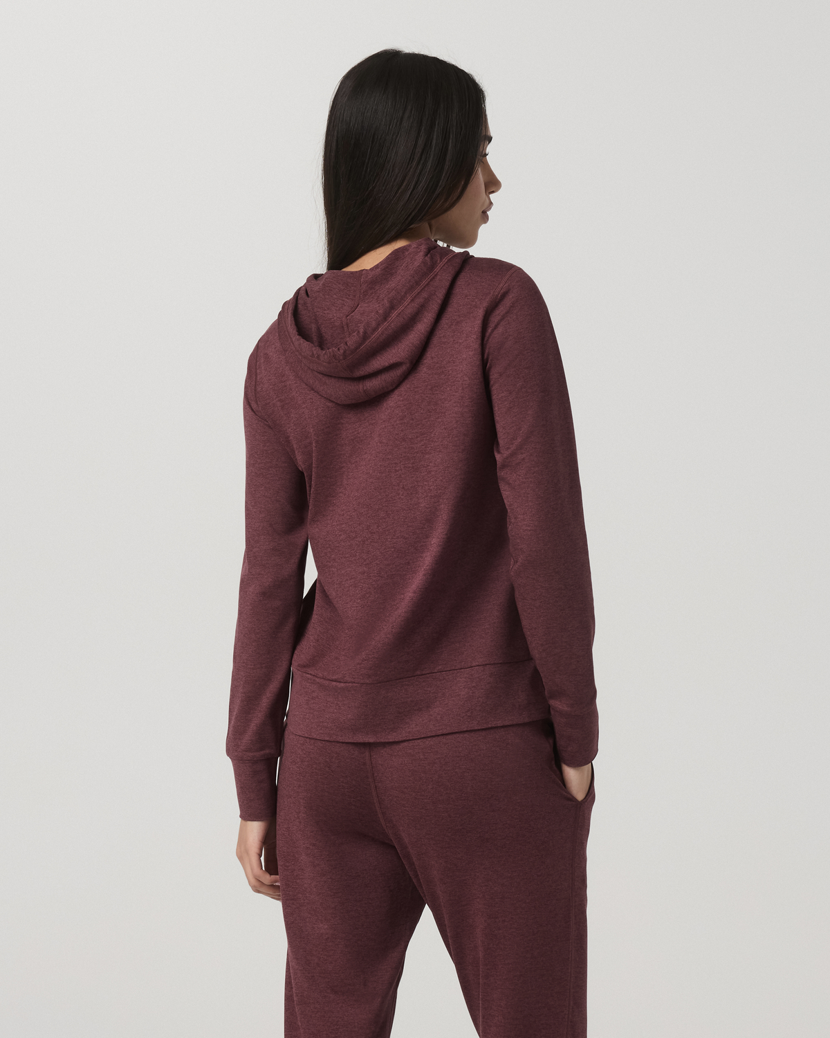 Women's Halo Performance Hoodie 2.0 Fig Heather | Vuori On sale