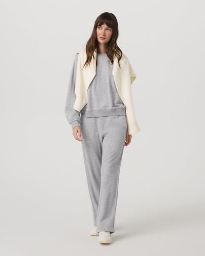 Sedona Seams Crew Women's Light Heather Grey Sweatshirt | Vuori Online