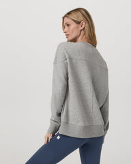 Sedona Weekender Crew Light Heather Grey Crewneck | Vuori Discount