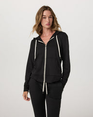 Halo Performance Hoodie 2.0 Black Heather Hoodie | Vuori Online