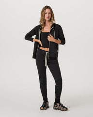 Halo Performance Hoodie 2.0 Black Heather Hoodie | Vuori Online