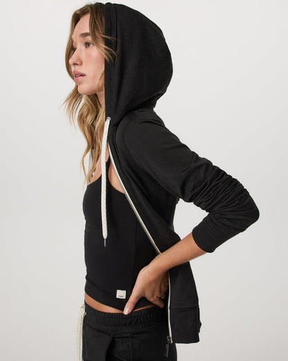 Halo Performance Hoodie 2.0 Black Heather Hoodie | Vuori Online