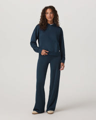 Halo Pullover Hoodie Women's Blue Coast Heather Hoodie | Vuori Outlet
