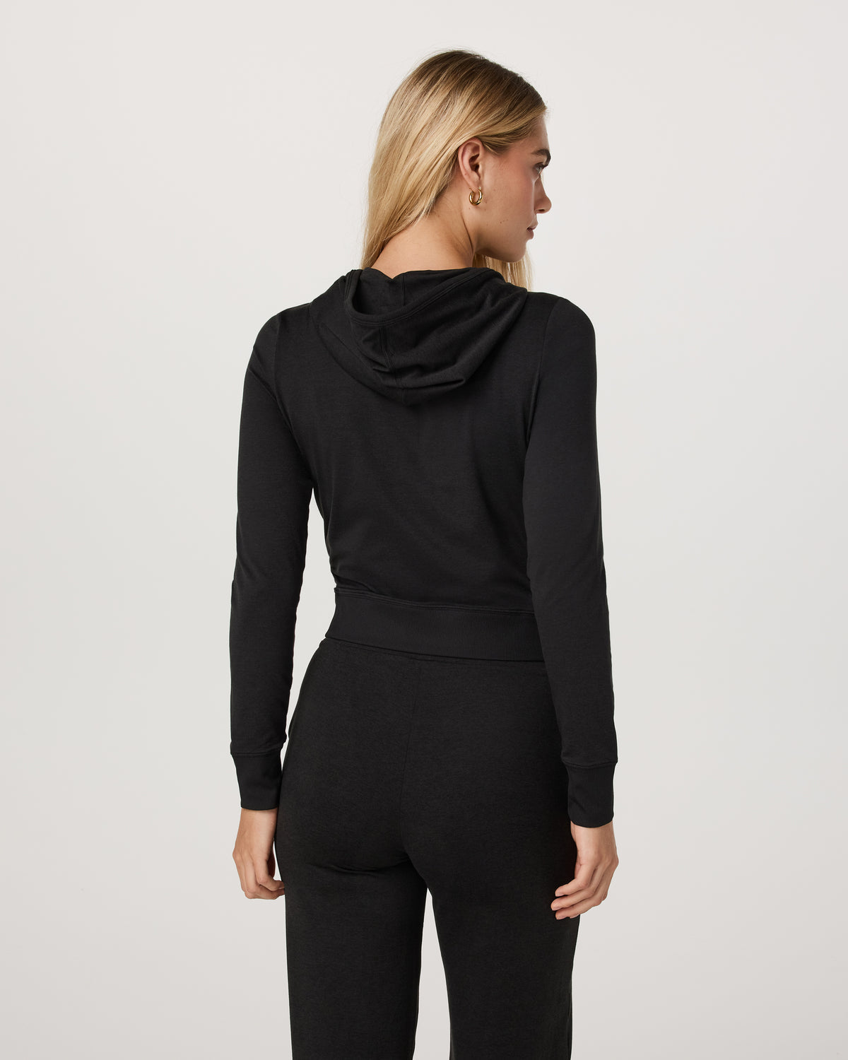Halo Mini Full Zip Hoodie Black Heather | Vuori Discount
