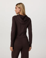 Halo Mini FZ Hoodie Women's Java Heather Hoodie | Vuori On sale