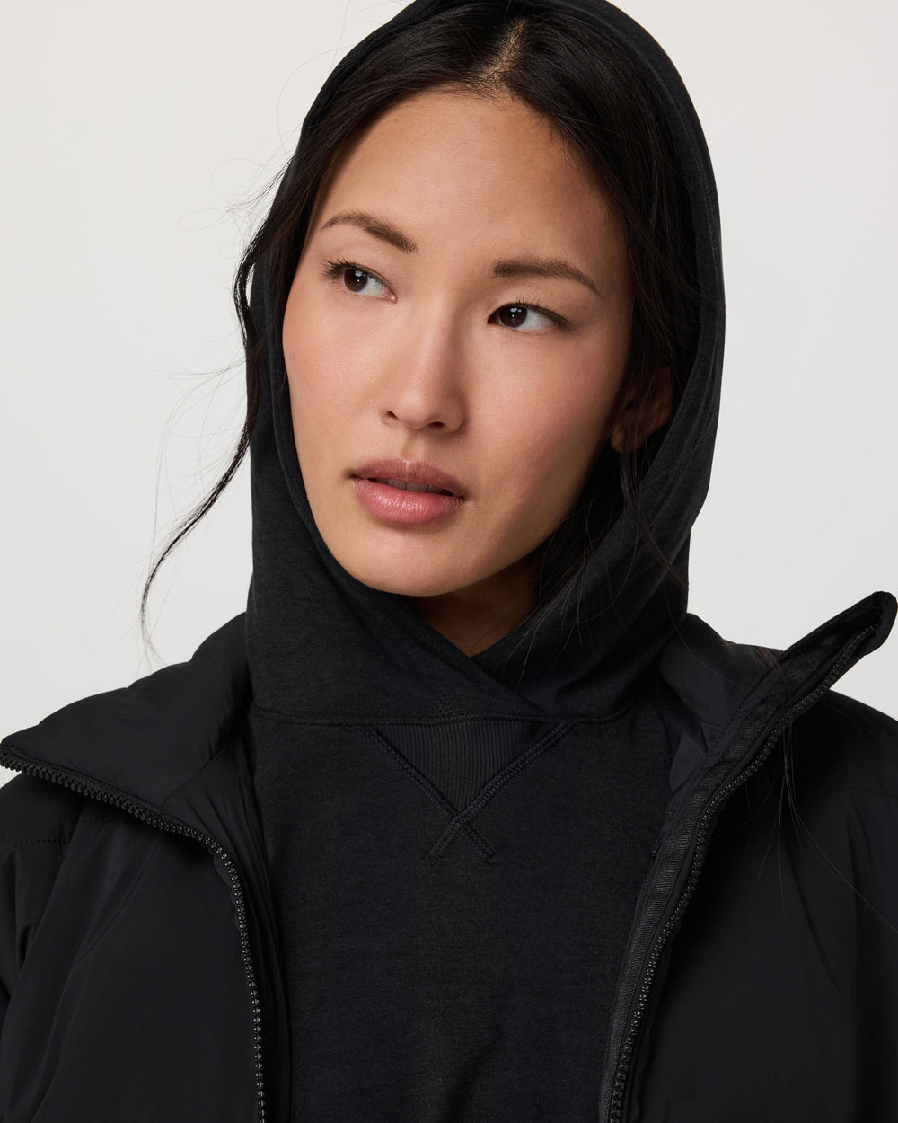 Halo Pullover Hoodie Women's Black Heather Hoodie | Vuori US