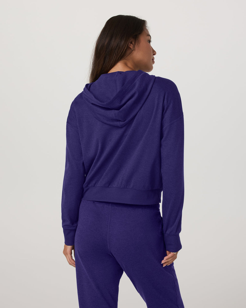 Halo Full Zip Hoodie Women's Stellar Sky Heather Hoodie | Vuori On sale