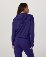 Halo Full Zip Hoodie Women's Stellar Sky Heather Hoodie | Vuori On sale