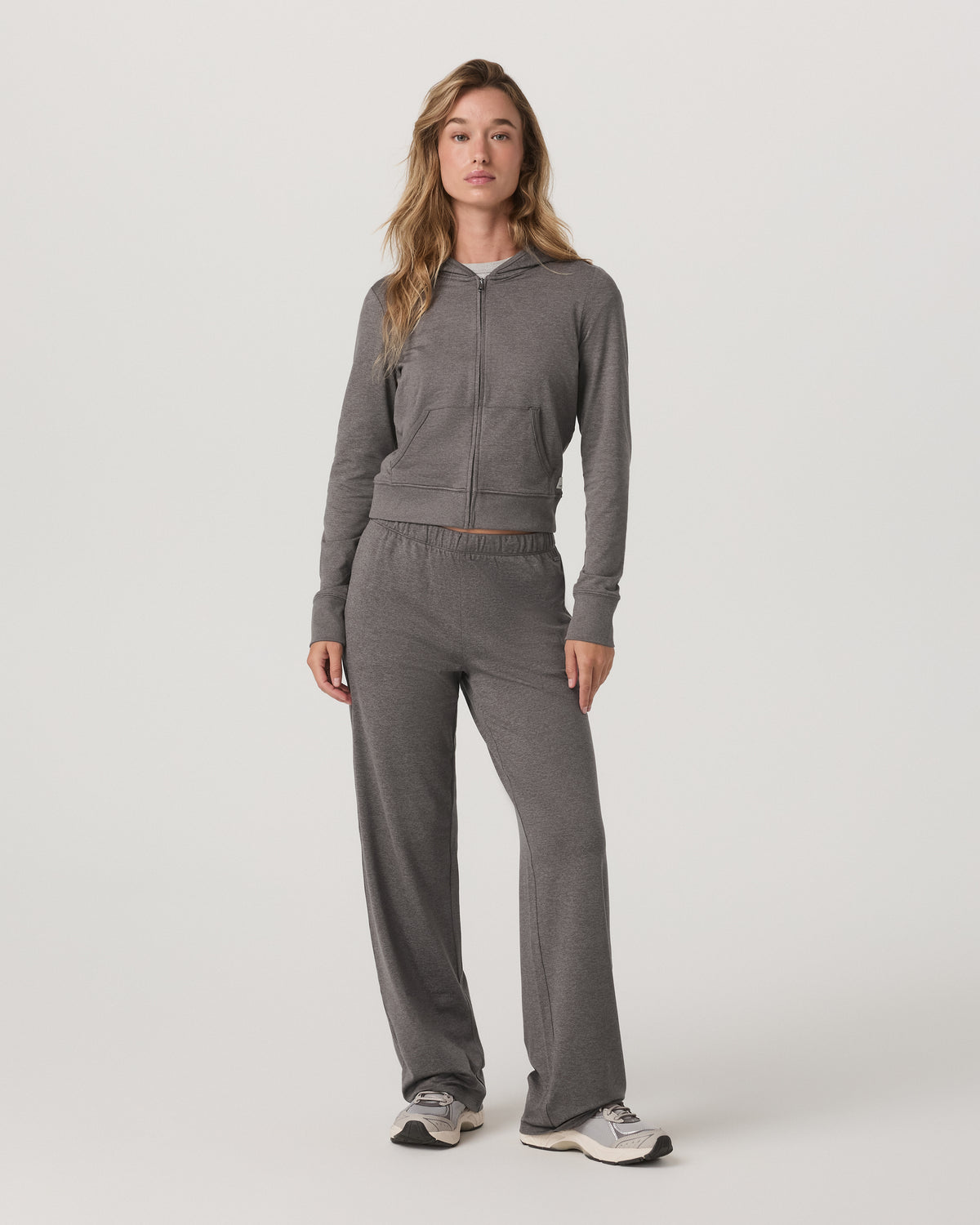 Halo Mini FZ Hoodie Women's Chia Heather Hoodie | Vuori For sale
