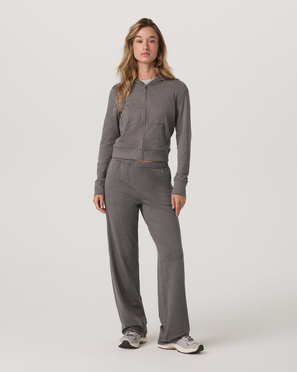 Halo Mini FZ Hoodie Women's Chia Heather Hoodie | Vuori For sale