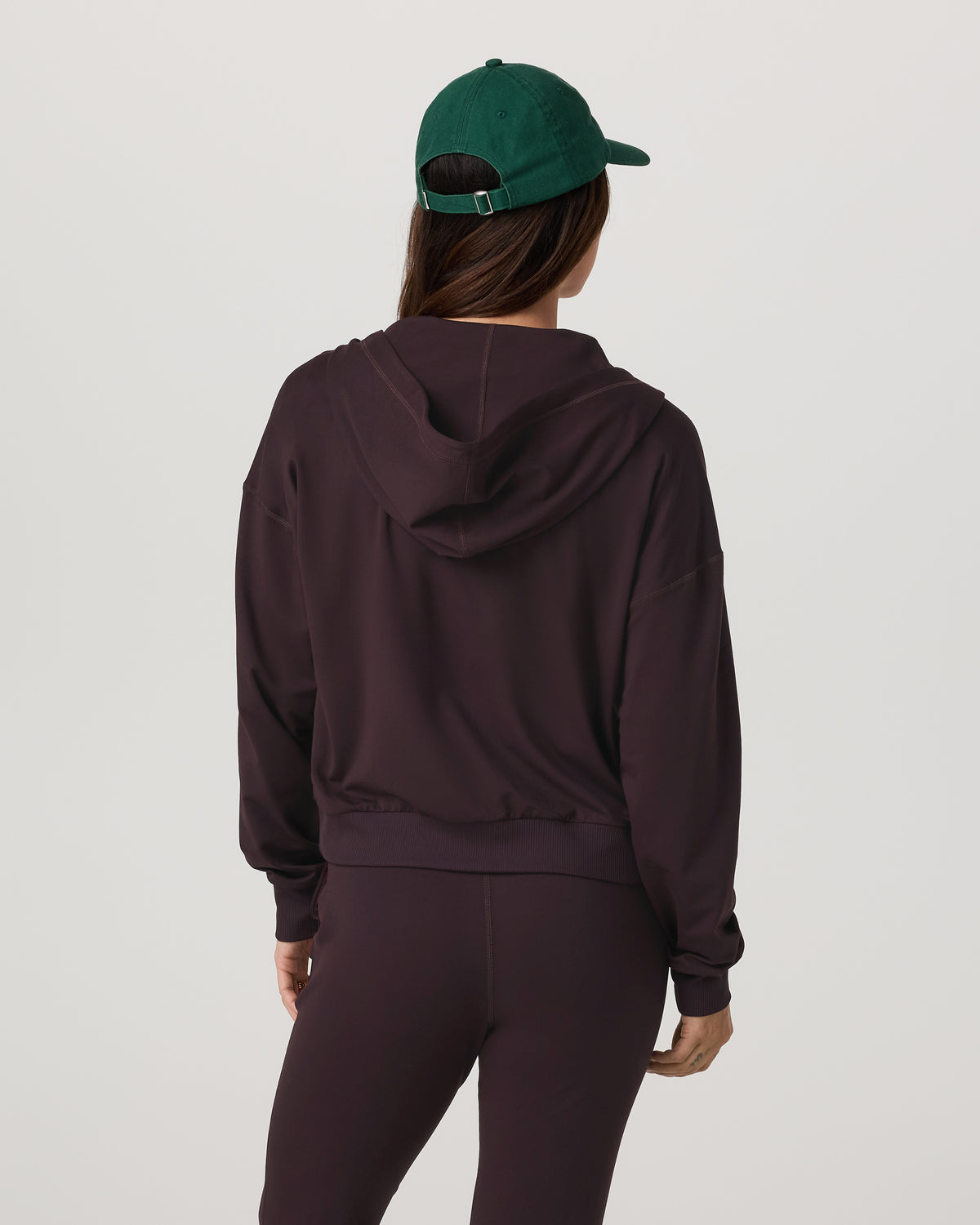 Halo Full Zip Hoodie Women's Raisin Hoodie | Vuori Sale