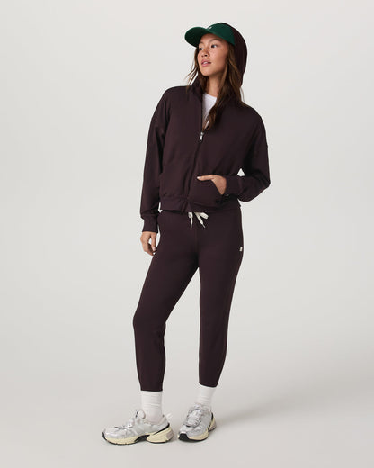 Halo Full Zip Hoodie Women's Raisin Hoodie | Vuori Sale