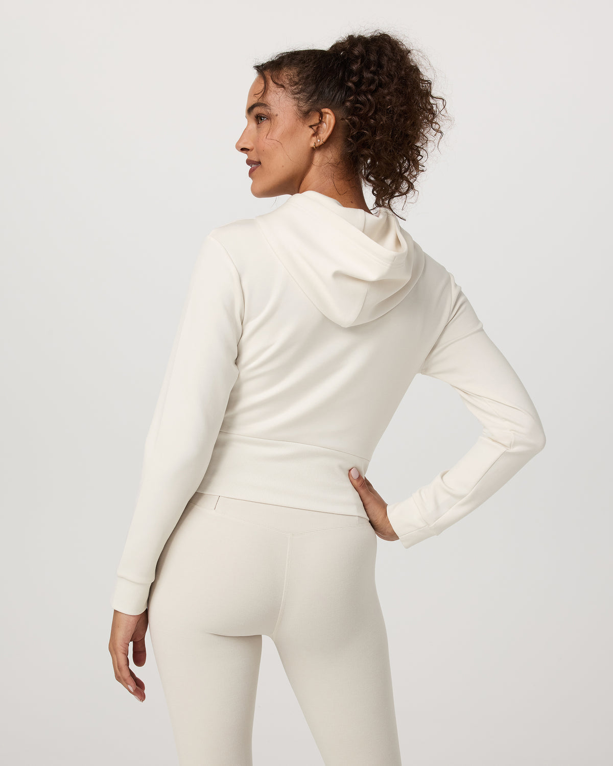 Compose Full Zip Hoodie Women's Marshmallow Jacket | Vuori For sale