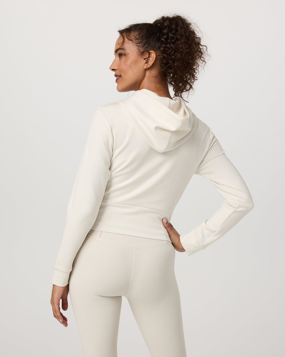 Compose Full Zip Hoodie Women's Marshmallow Jacket | Vuori For sale