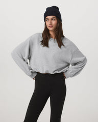 Sedona Bubble Crew Women's Light Heather Grey Crewneck | Vuori Online