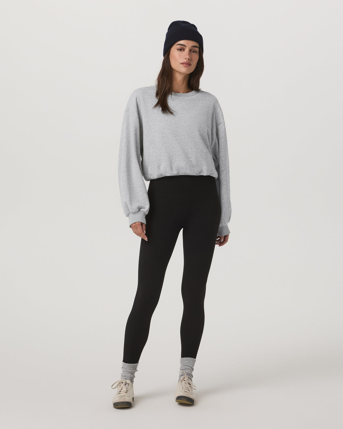Sedona Bubble Crew Women's Light Heather Grey Crewneck | Vuori Online