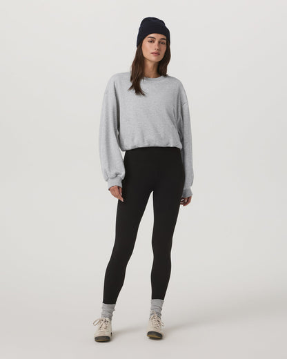 Sedona Bubble Crew Women's Light Heather Grey Crewneck | Vuori Online