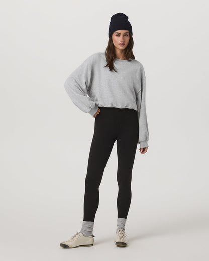 Sedona Bubble Crew Women's Light Heather Grey Crewneck | Vuori Online