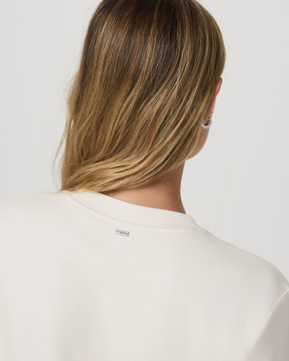 Compose Crew Marshmallow Pullover Fleece Sweatshirt | Vuori