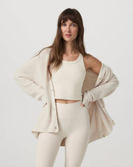 Alps Boyfriend Cardigan Women's Marshmallow Sweater | Vuori For sale