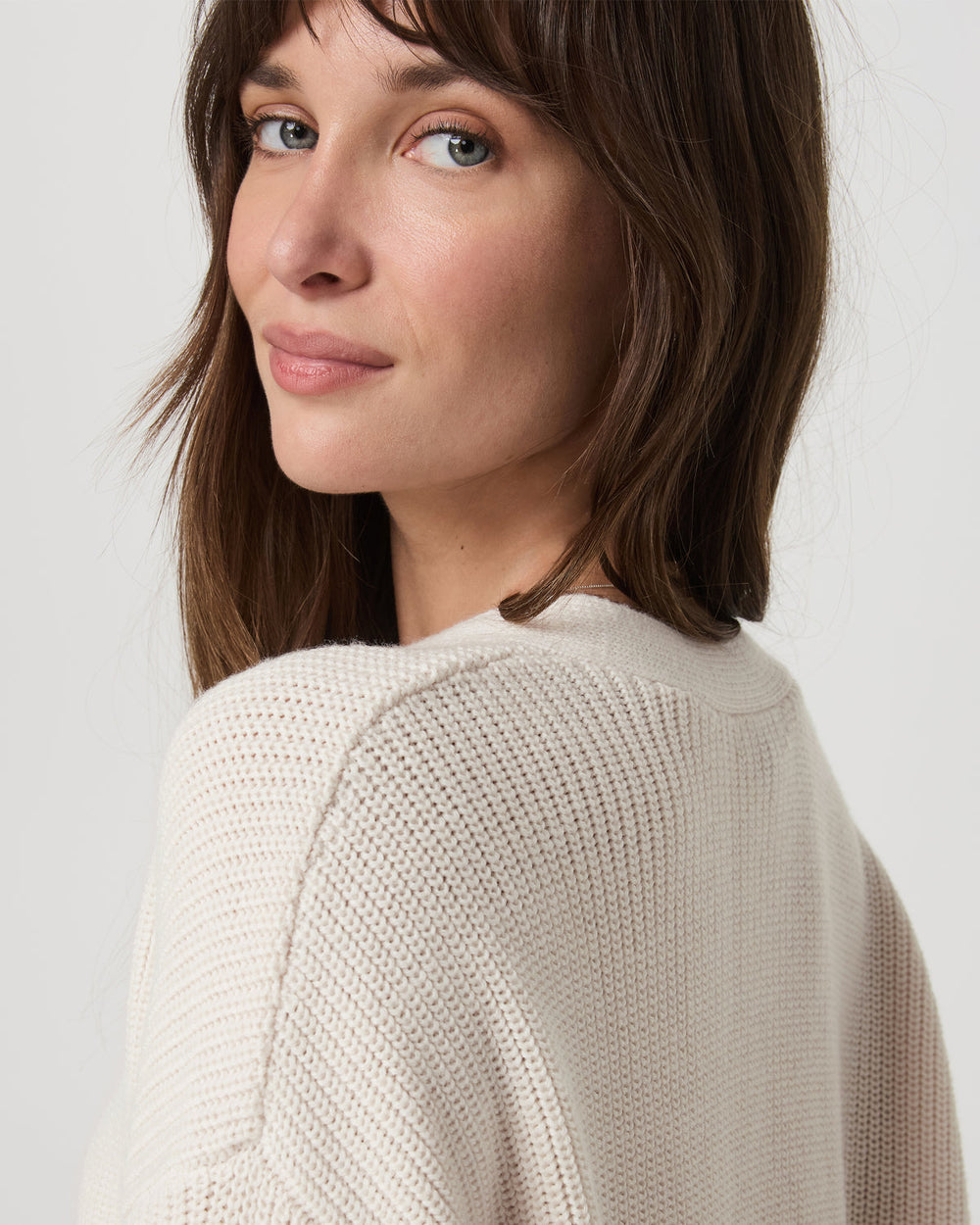 Alps Boyfriend Cardigan Women's Marshmallow Sweater | Vuori For sale