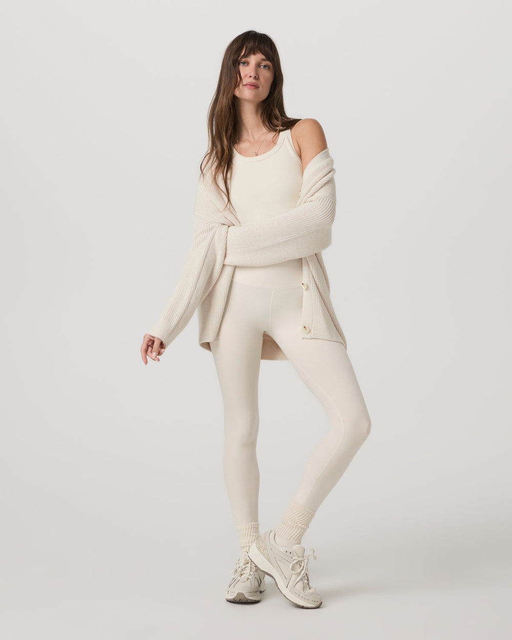 Alps Boyfriend Cardigan Women's Marshmallow Sweater | Vuori For sale