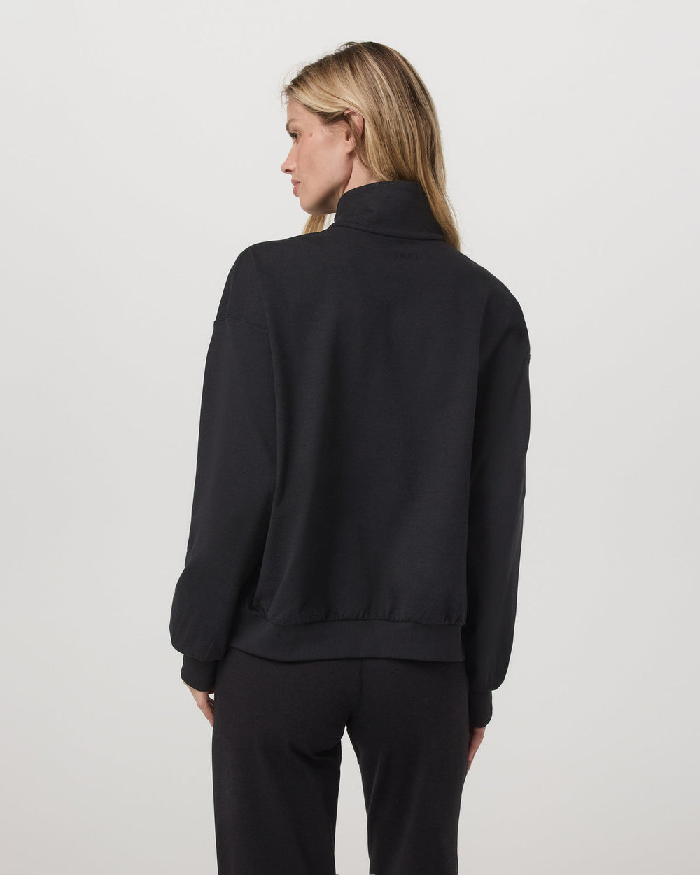 Granite Half Zip Black Heather Pullover Sweatshirt | Vuori Discount
