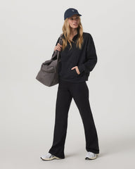 Granite Half Zip Black Heather Pullover Sweatshirt | Vuori Discount