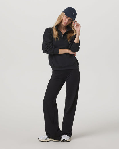 Granite Half Zip Black Heather Pullover Sweatshirt | Vuori Discount