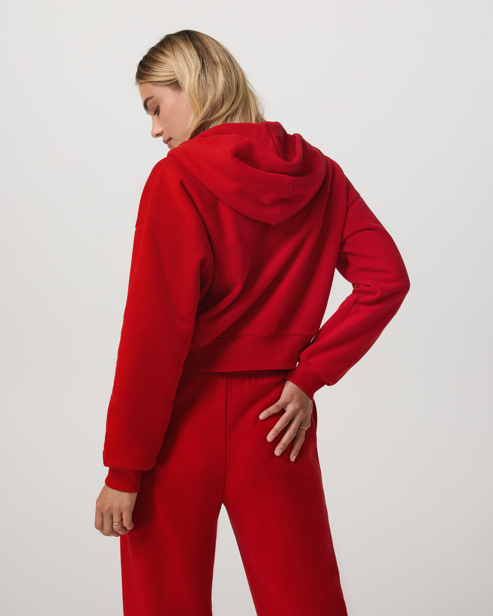 Restore Mini Full Zip Hoodie Women's Cherry Jacket | Vuori Outlet