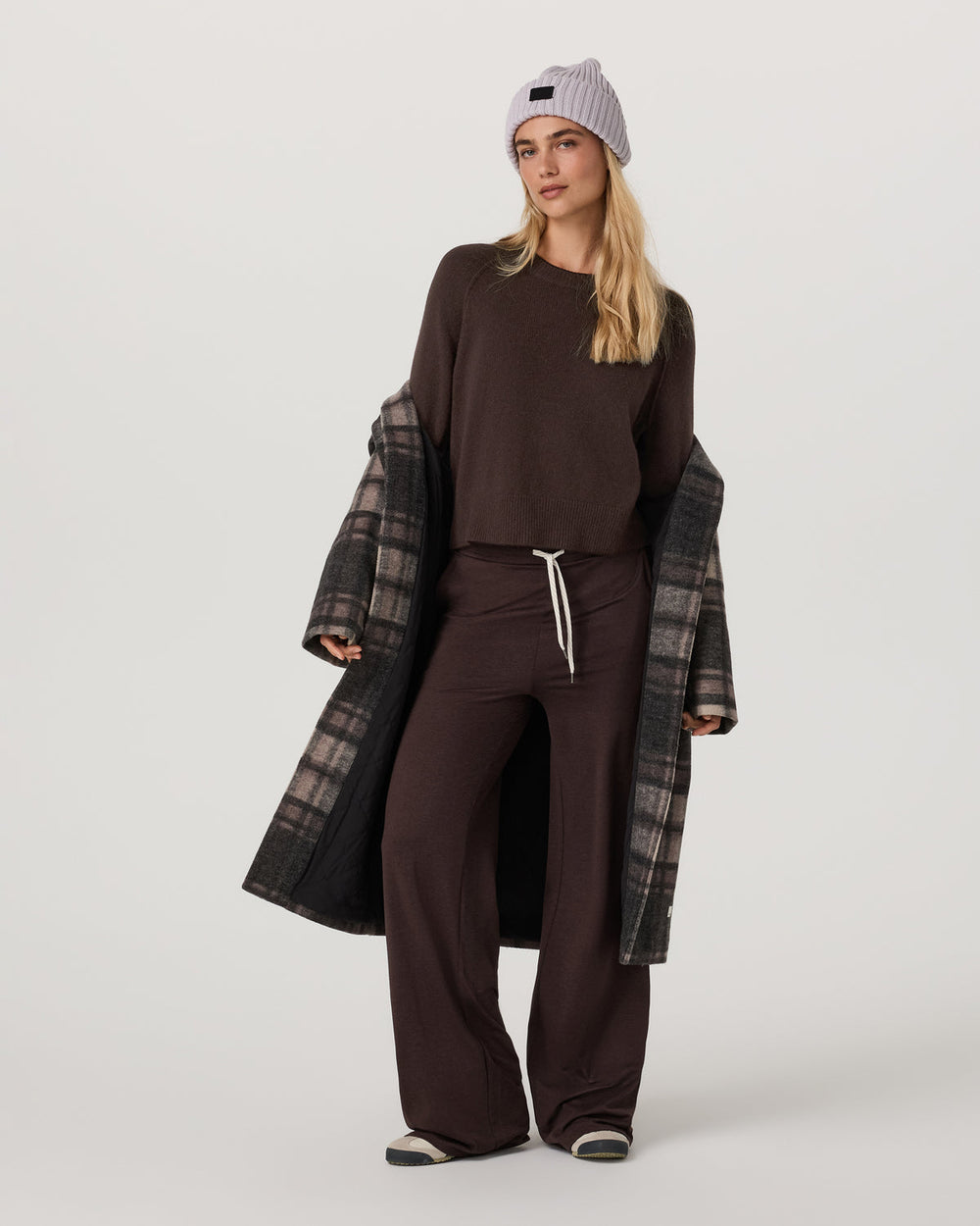 Émilie Cashmere Crew Women's Java Pullover | Vuori Discount