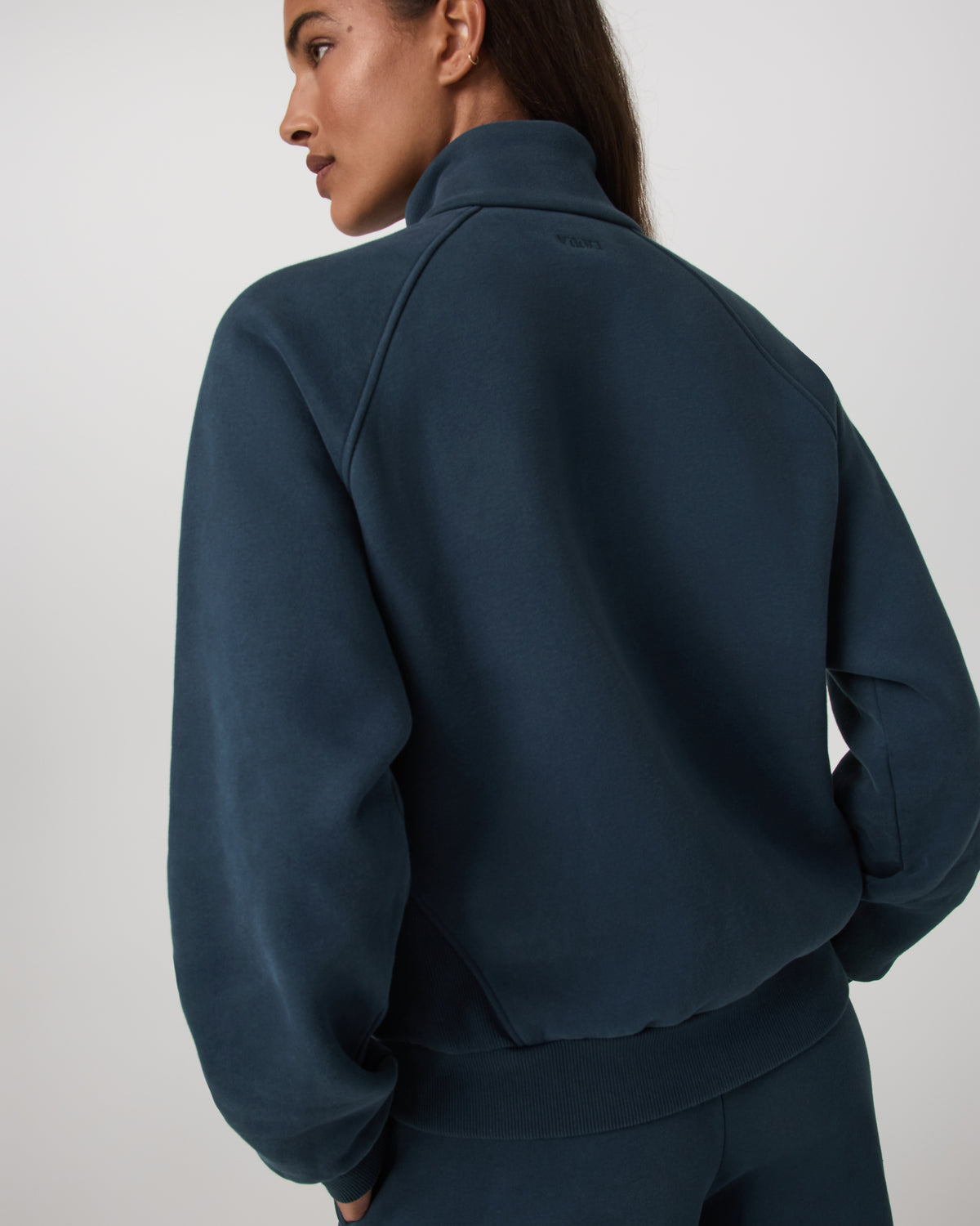 Restore Double Zip Sweatshirt Ocean Blue Full-Zip Fleece | Vuori For sale