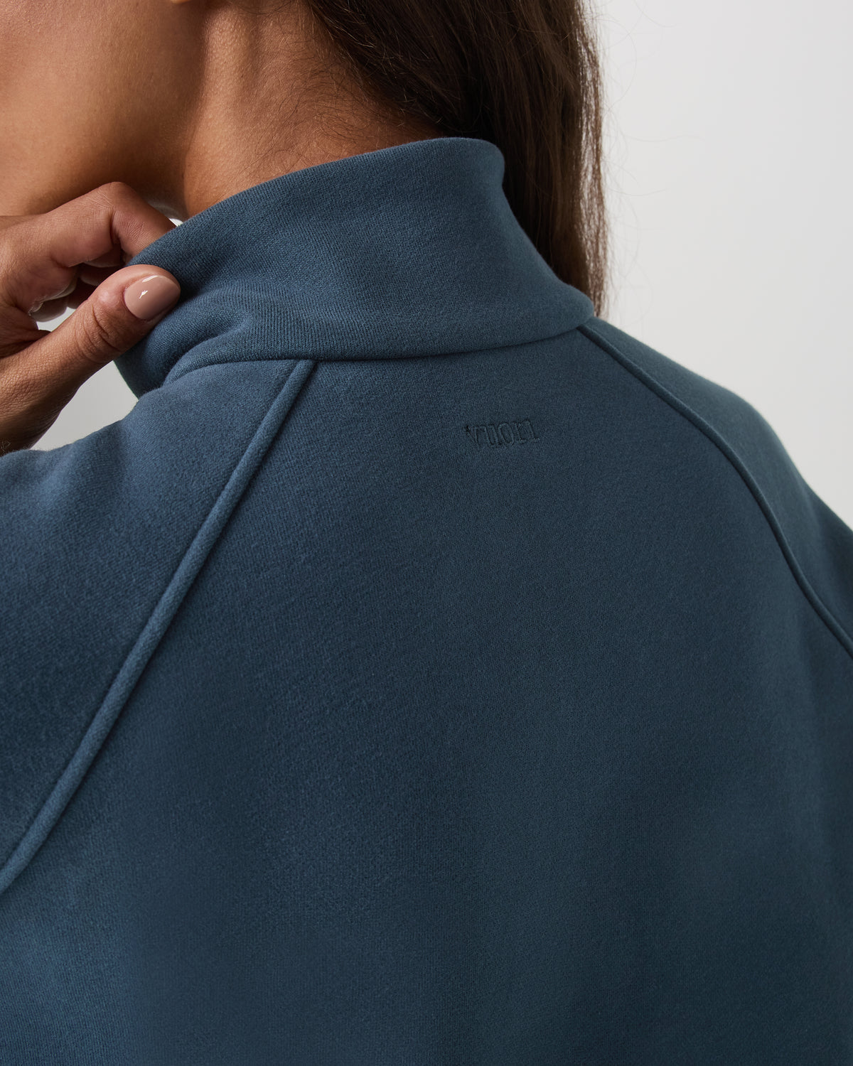 Restore Double Zip Sweatshirt Ocean Blue Full-Zip Fleece | Vuori For sale