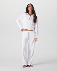 Sedona Cropped Half Zip White | Vuori On sale