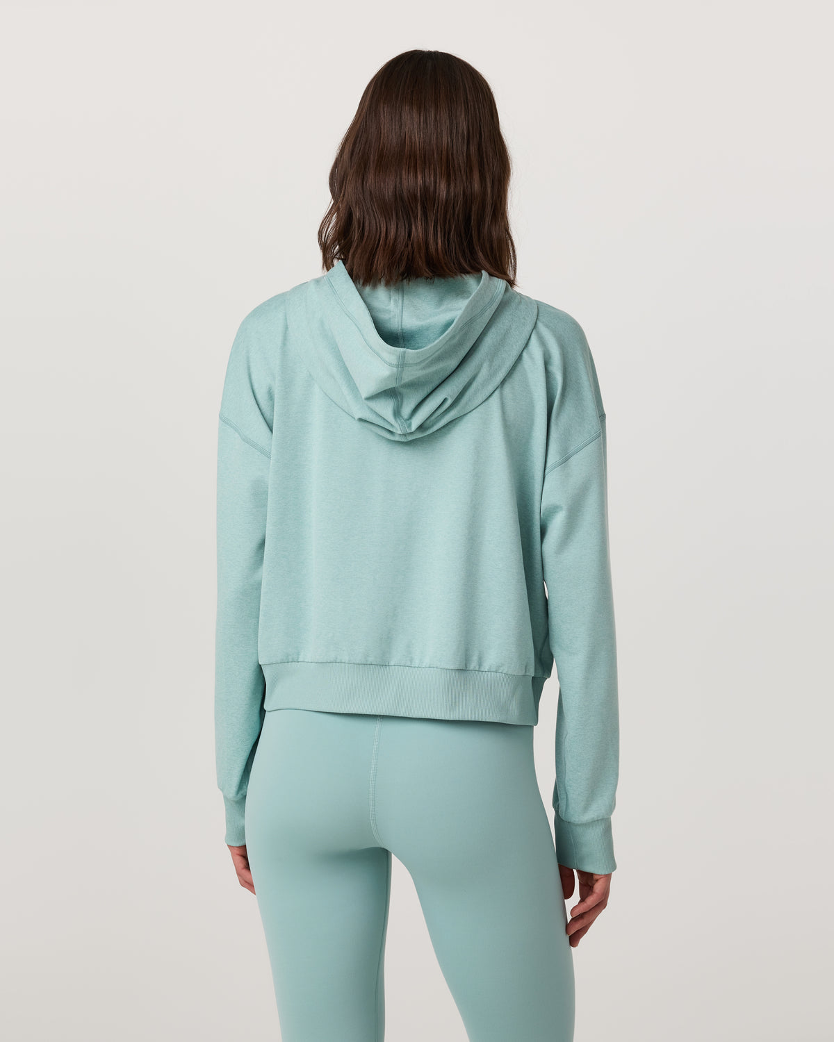 Halo Modern Full Zip Hoodie Sea Spray Heather | Vuori For sale