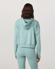 Halo Modern Full Zip Hoodie Sea Spray Heather | Vuori For sale