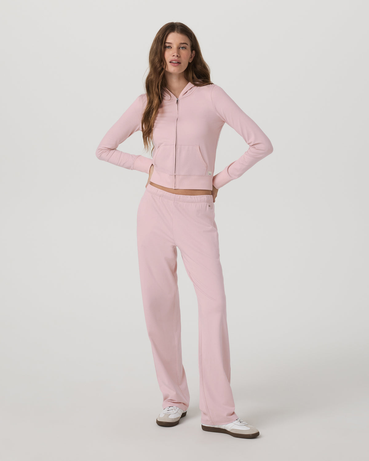 Halo Mini FZ Hoodie Women's Vintage Rose Hoodie | Vuori Online