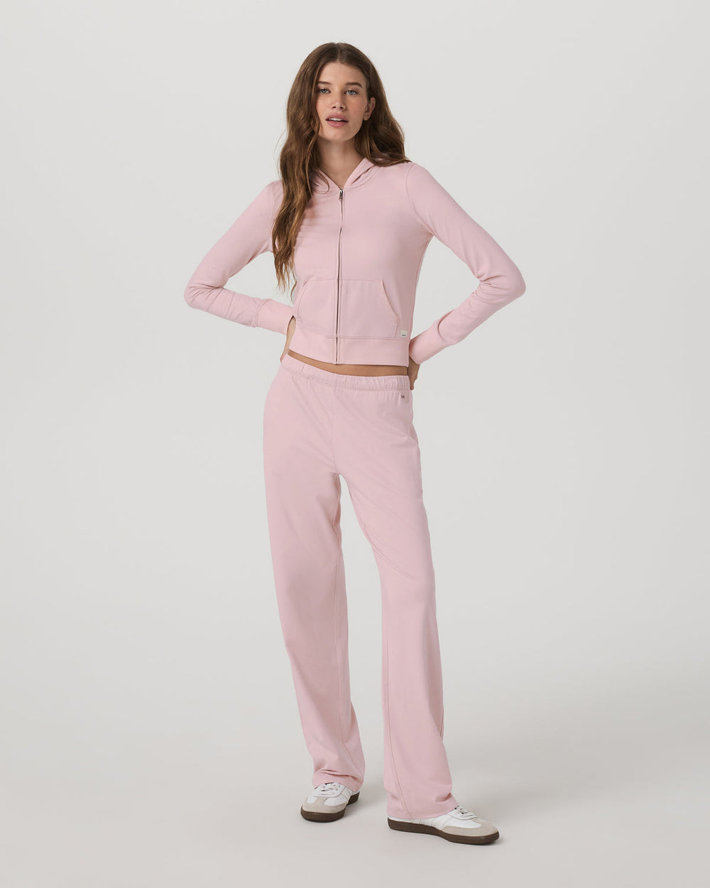 Halo Mini FZ Hoodie Women's Vintage Rose Hoodie | Vuori Online