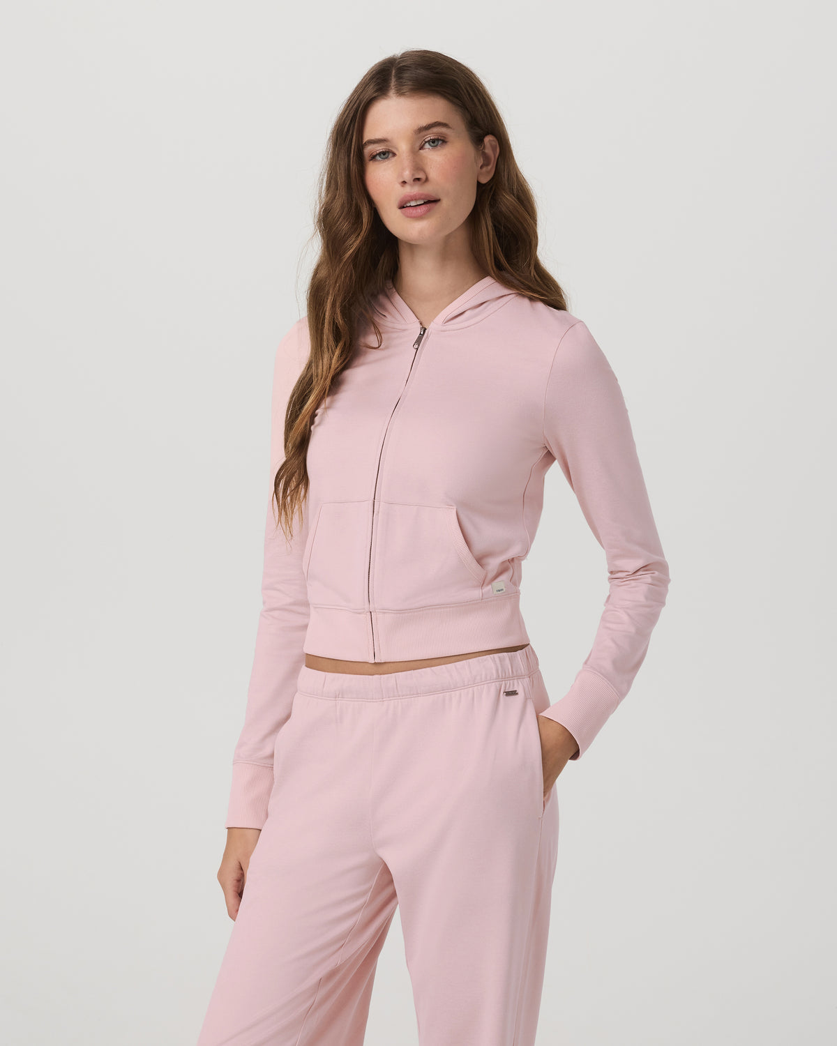 Halo Mini FZ Hoodie Women's Vintage Rose Hoodie | Vuori Online