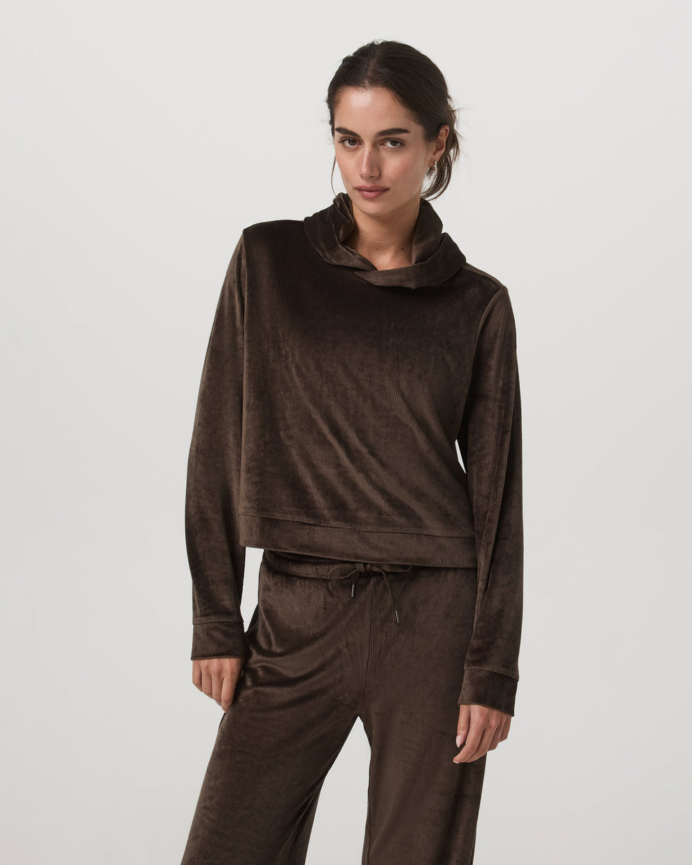 Haven Hoodie Women's Dark Java Hoodie | Vuori Outlet