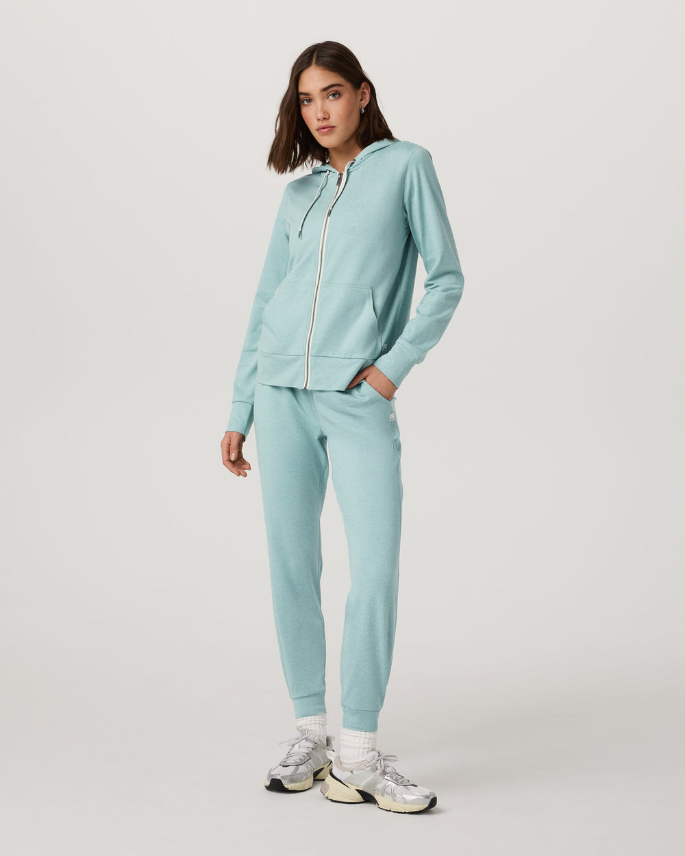 Halo Performance Hoodie 2.0 Sea Spray Heather | Vuori Discount