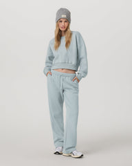 Restore Mini Crew Women's Blue Haze Crewneck | Vuori Sale