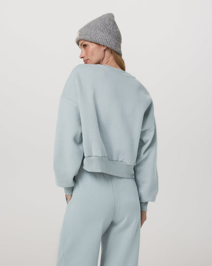Restore Mini Crew Women's Blue Haze Crewneck | Vuori Sale