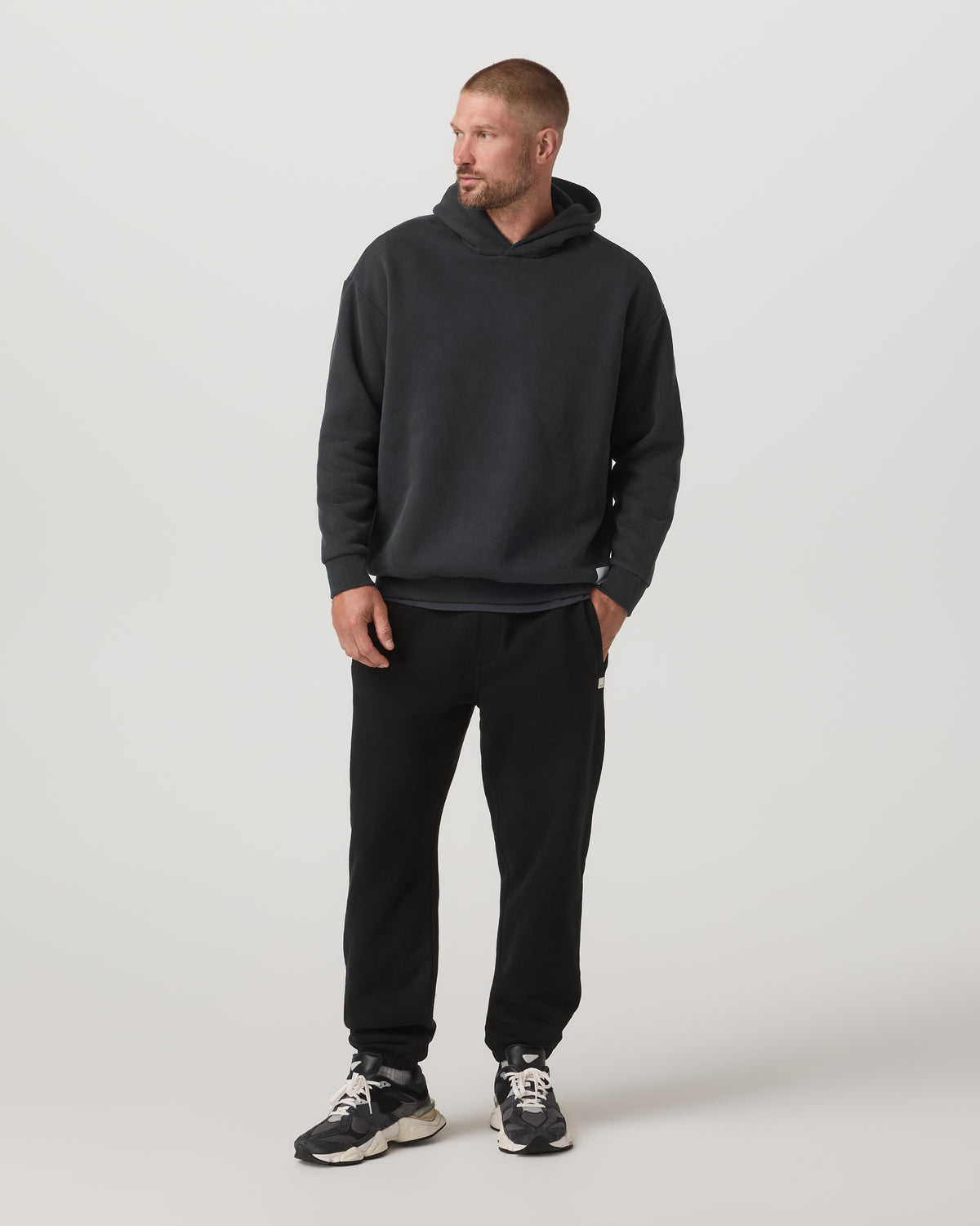 Restore Oversized Hoodie Washed Black | Vuori Sale