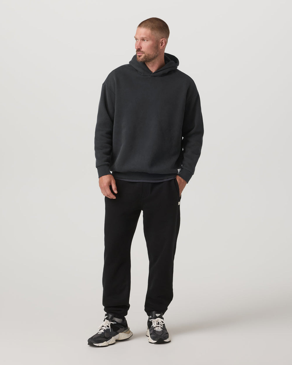 Restore Oversized Hoodie Washed Black | Vuori Sale
