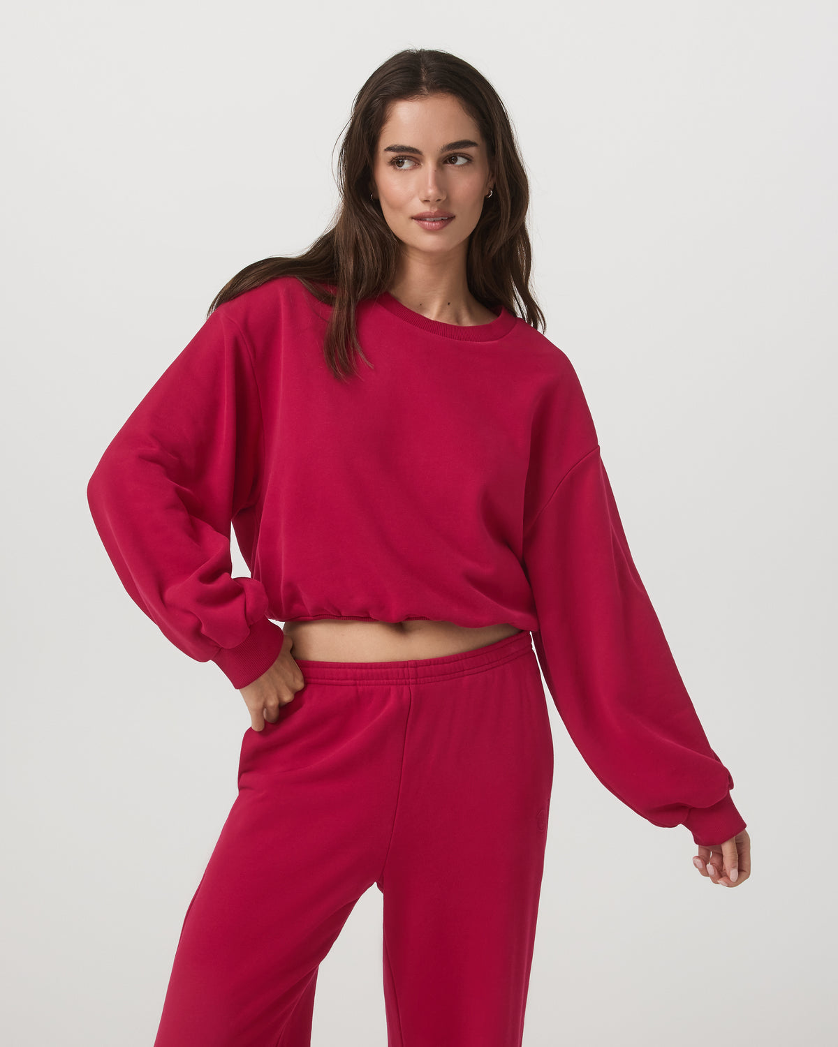 Sedona Bubble Crew Women's Strawberry Pullover Crewneck | Vuori Online