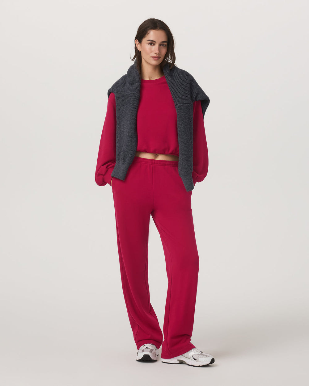 Sedona Bubble Crew Women's Strawberry Pullover Crewneck | Vuori Online