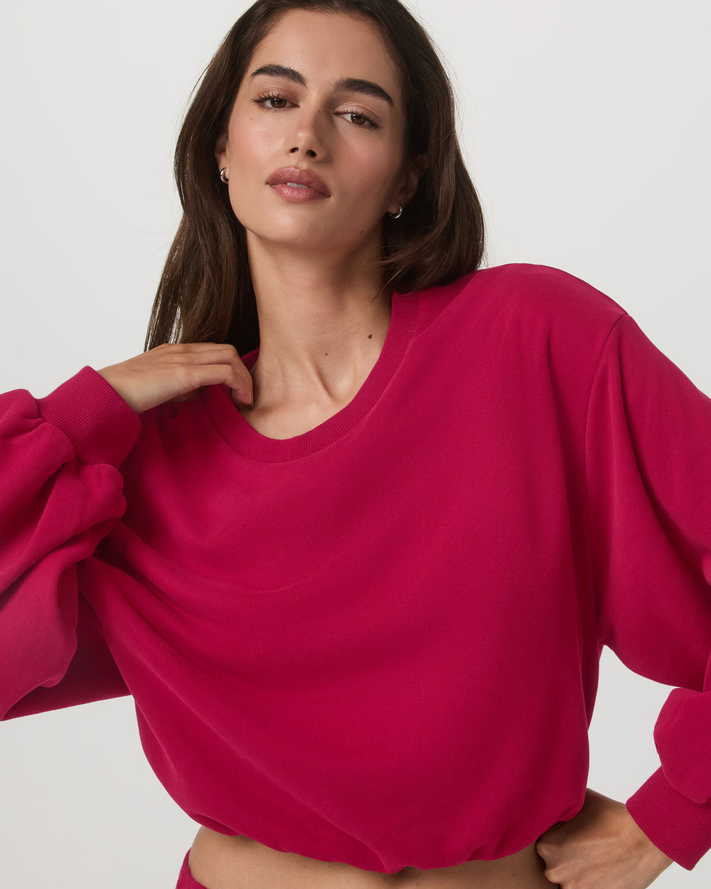 Sedona Bubble Crew Women's Strawberry Pullover Crewneck | Vuori Online